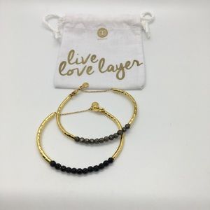 gorjana set of 2 power gemstone bracelets